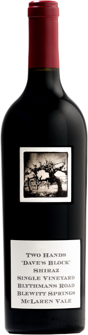 Two Hands Wines Dave's Block Single Vineyard Blythmans Road Blewitt Springs Shiraz 2016